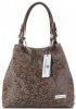 Bőr táska shopper bag Vittoria Gotti földszínű V80049